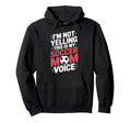 This Is My Soccer Mom Voice Goalkeeper Hoodie - Trendy Graphic for Adults