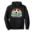 Soccer Is My Passion Soccer Ball Hoodie - Casual Everyday Wear Unisex