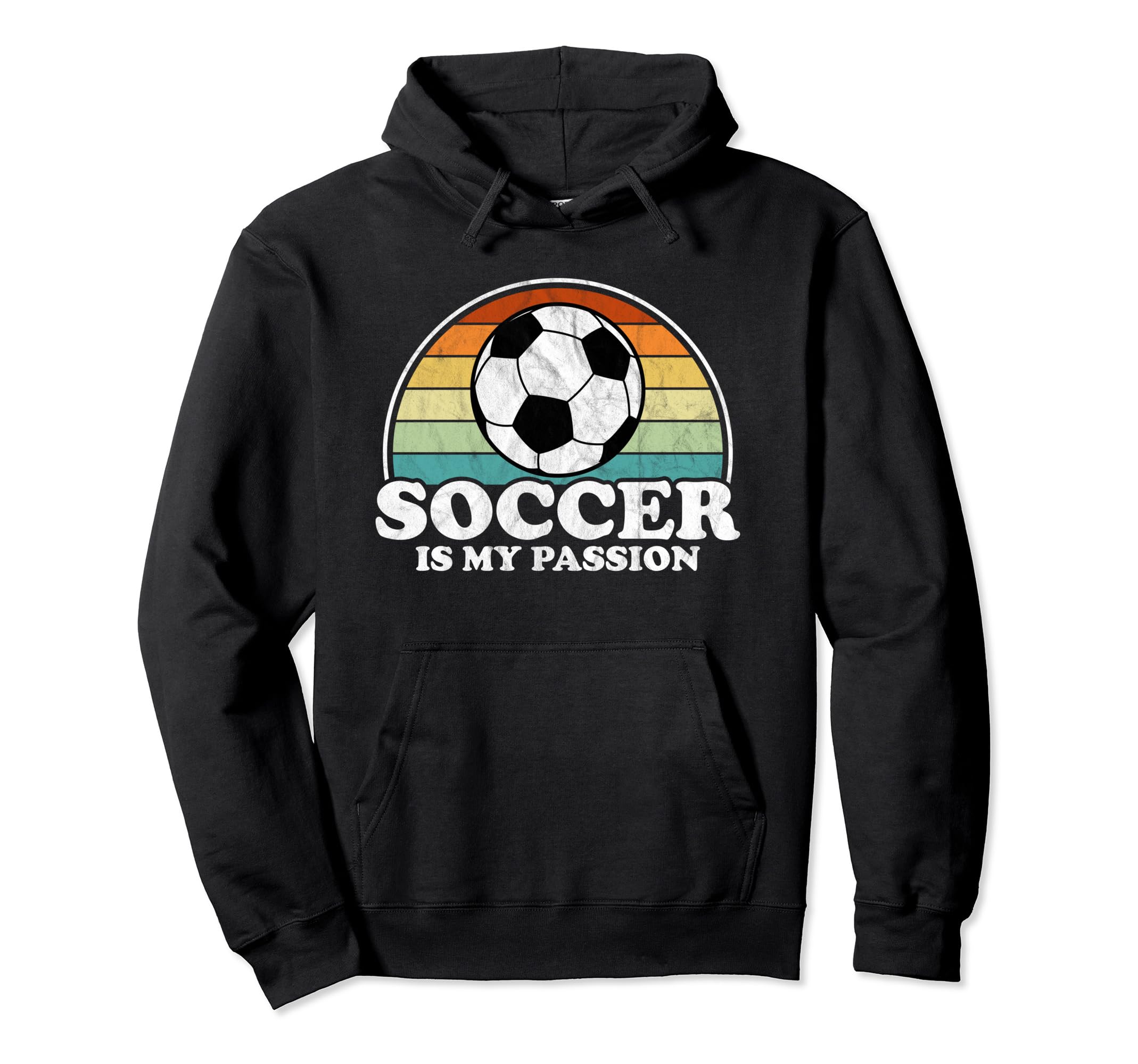 Soccer Is My Passion Soccer Ball Hoodie - Casual Everyday Wear Unisex
