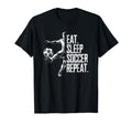 Eat Sleep Soccer Repeat Athletic T-Shirt - Streetwear Style for Adults