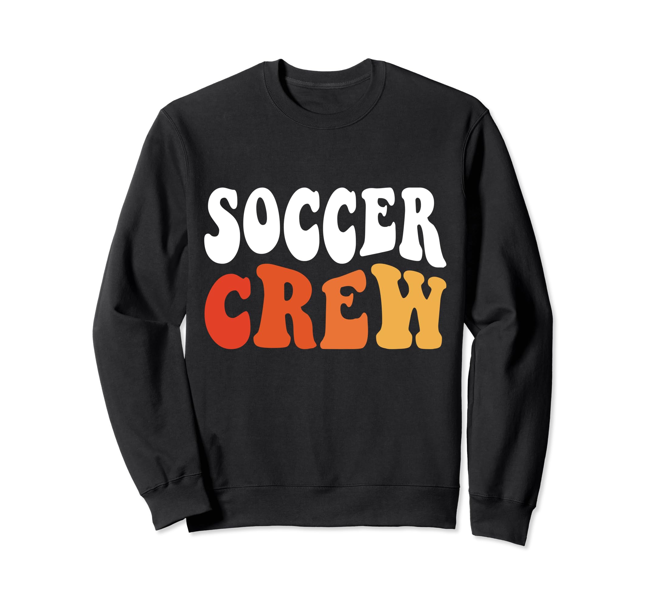 Funny Football Soccer Crew Sweatshirt - Minimalist Print Men Women