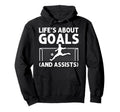 Funny Soccer Art Gag Soccer Player Hoodie - Graphic Print Unisex