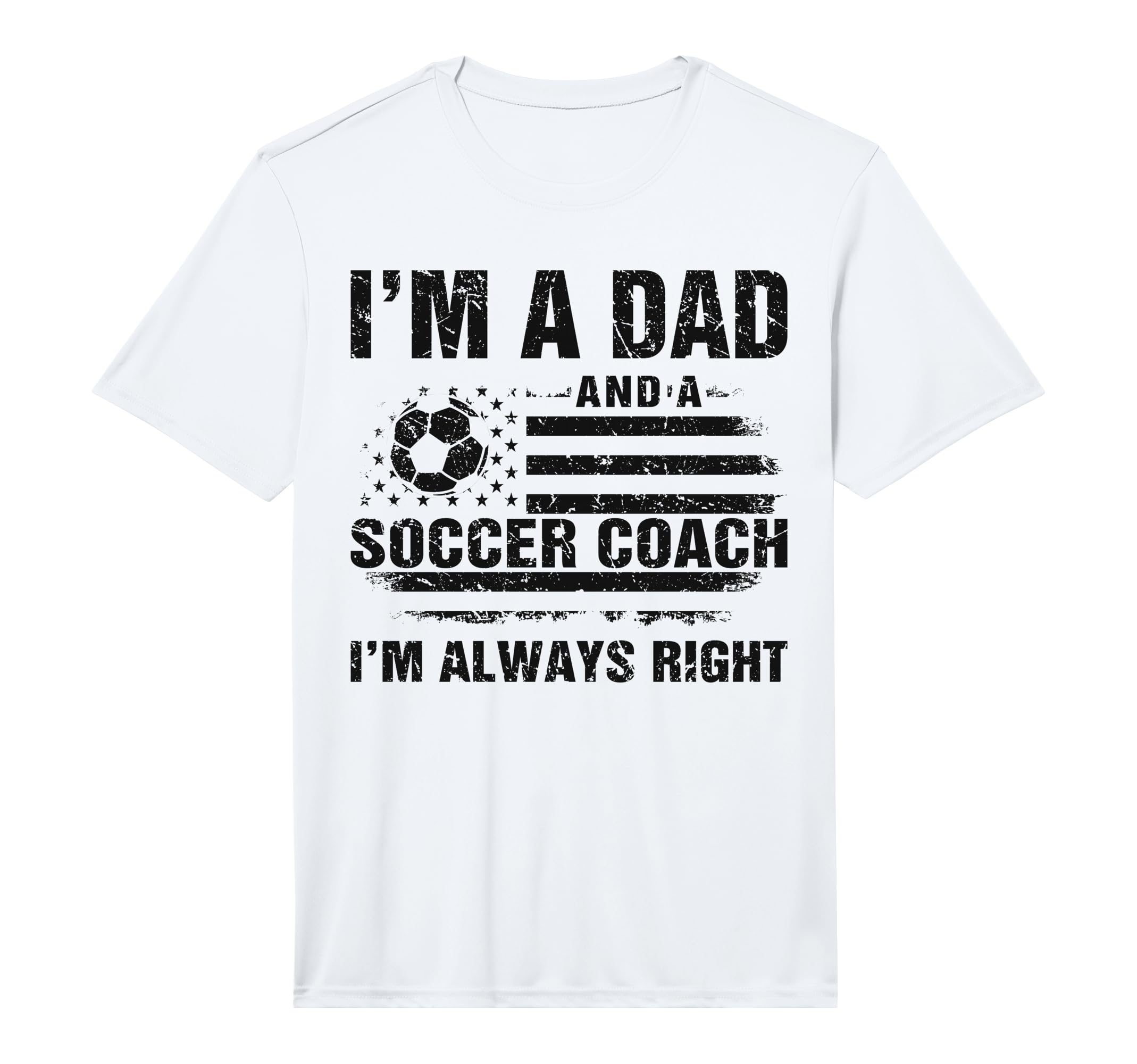Mens Dad Soccer Coach Funny Fathers Day T-Shirt - Trendy Graphic Unisex