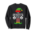 Soccer Elf Family Matching Sweatshirt - Fun Novelty Design for Adults