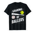Grandma Ballers Funny Baseball T-Shirt - Unique Graphic for Adults