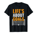 Lifes About Goals And Assists Goal Net T-Shirt - Unique Graphic for Adults