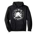 Hockey Goalie Be My Office Funny Ice Hoodie - Unique Graphic Men Women