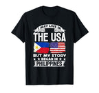Philippines Flag Football Soccer T-Shirt - Custom Art Print for Adults