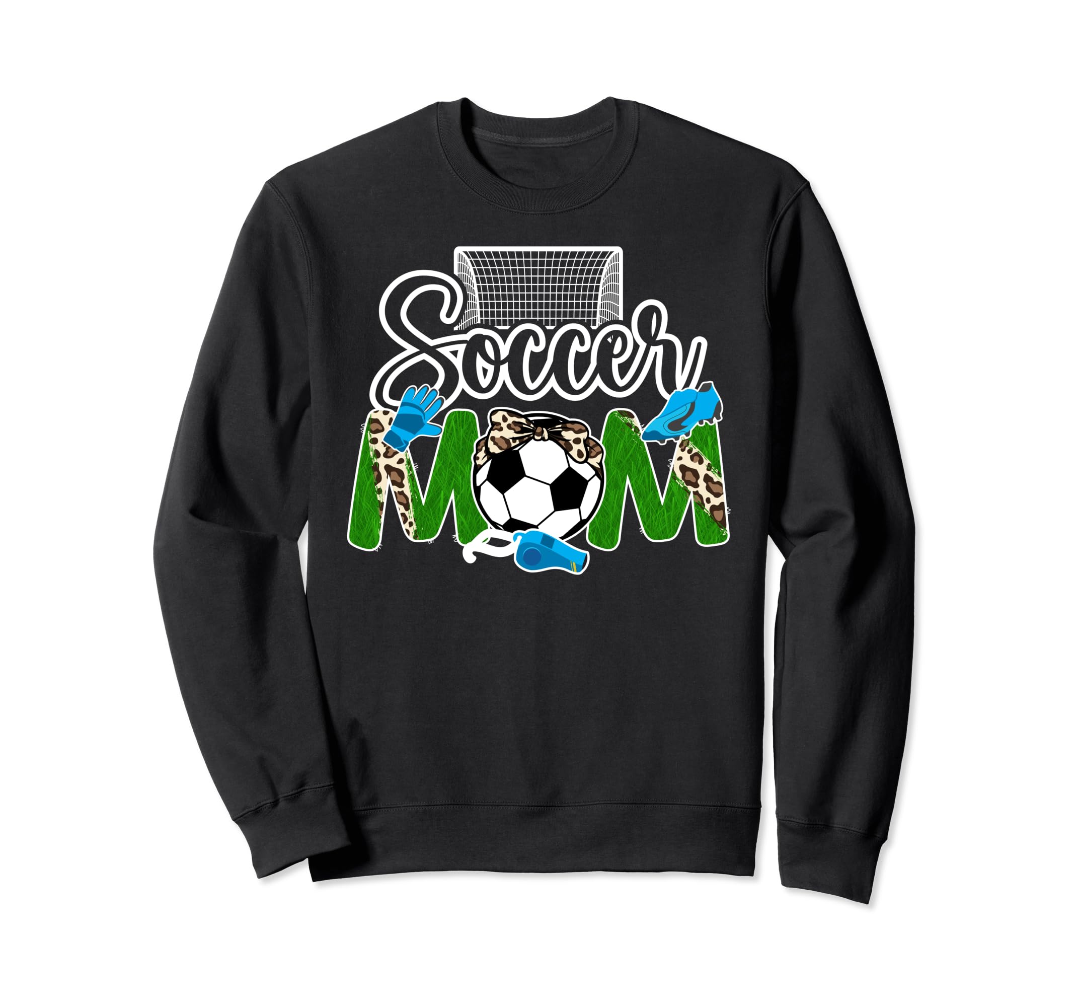 Soccer Mom Soccer Player Mama Soccer Sweatshirt - Graphic Print Unisex