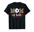 Mom Both Baseball Soccer Mama T-Shirt - Casual Everyday Wear Unisex