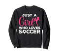 Funny Soccer Soccer Player Team Sweatshirt - Minimalist Print for Adults