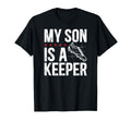 My Son Is Soccer Keeper Dad Soccer Goalie T-Shirt - Trendy Graphic Unisex
