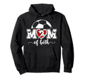 Mom Both Proud Soccer And Dance Mom Hoodie - Aesthetic Graphic Unisex