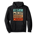 Eat Sleep Soccer Repeat Sports Cycle Hoodie - Streetwear Style for Adults