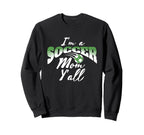 Mom Soccer Lover Soccer Mom Gift Sweatshirt - Aesthetic Graphic for Adults