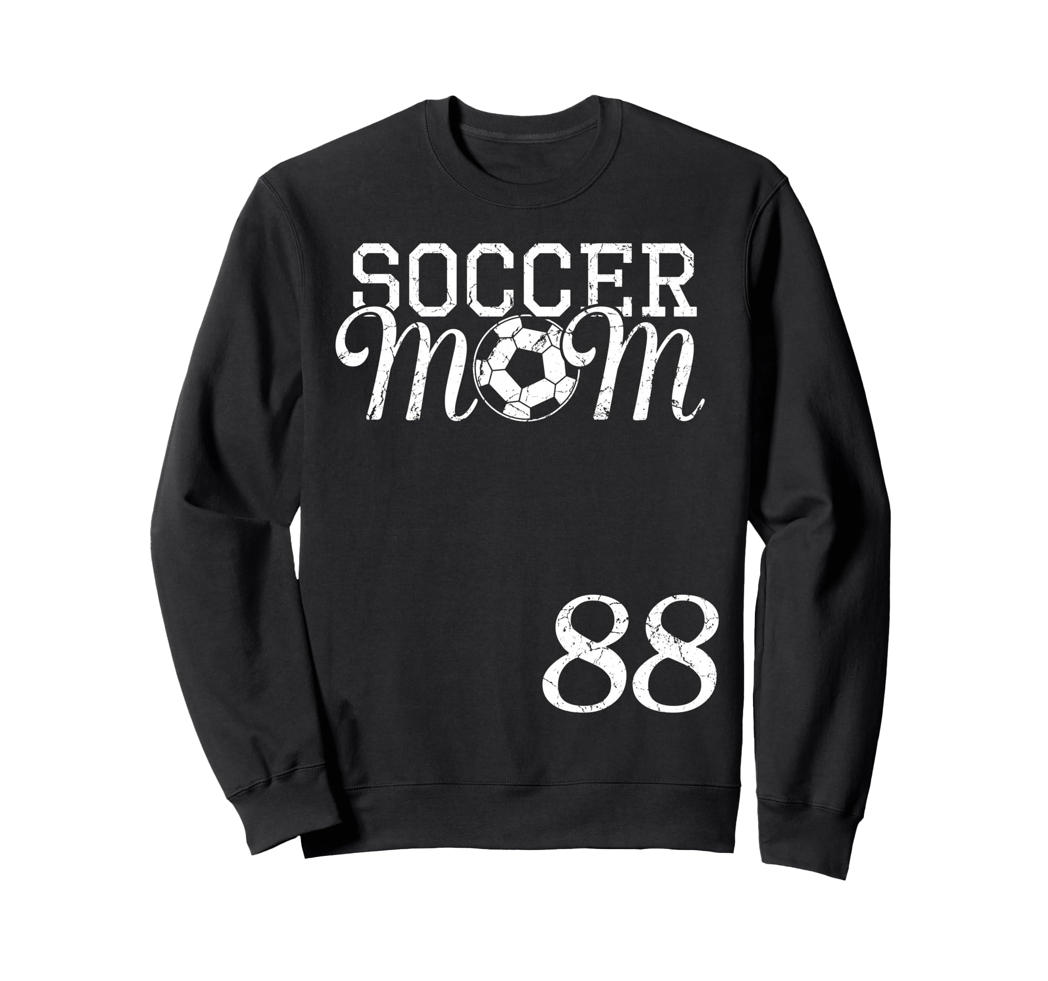 Soccer Mom Jersey Number 88 Favorite Sweatshirt - Novelty Apparel Unisex