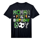 Momma Birthday Soccer Player Game T-Shirt - Casual Everyday Wear Men Women