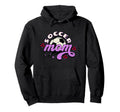 Soccer Mom Love Heart And Stars Hoodie - Trendy Graphic for Adults