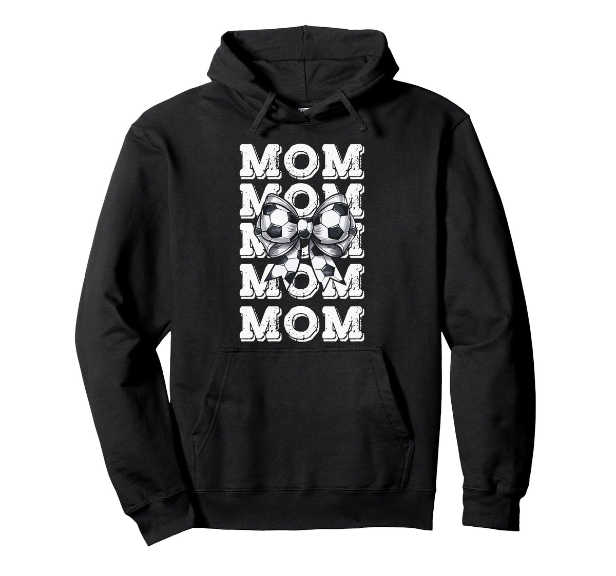 Coquette Soccer Bow Mom Sister Grandma Hoodie - Novelty Apparel Men Women