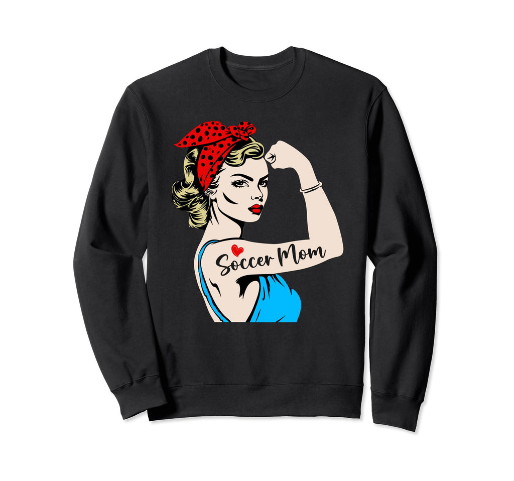 Soccer Mom Soccer Sport Lover Sweatshirt - Aesthetic Graphic Men Women