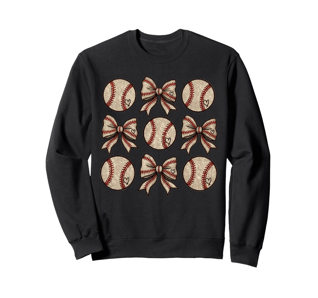 Soccer Bow Game Day Baseball Sweatshirt - Streetwear Style for Adults