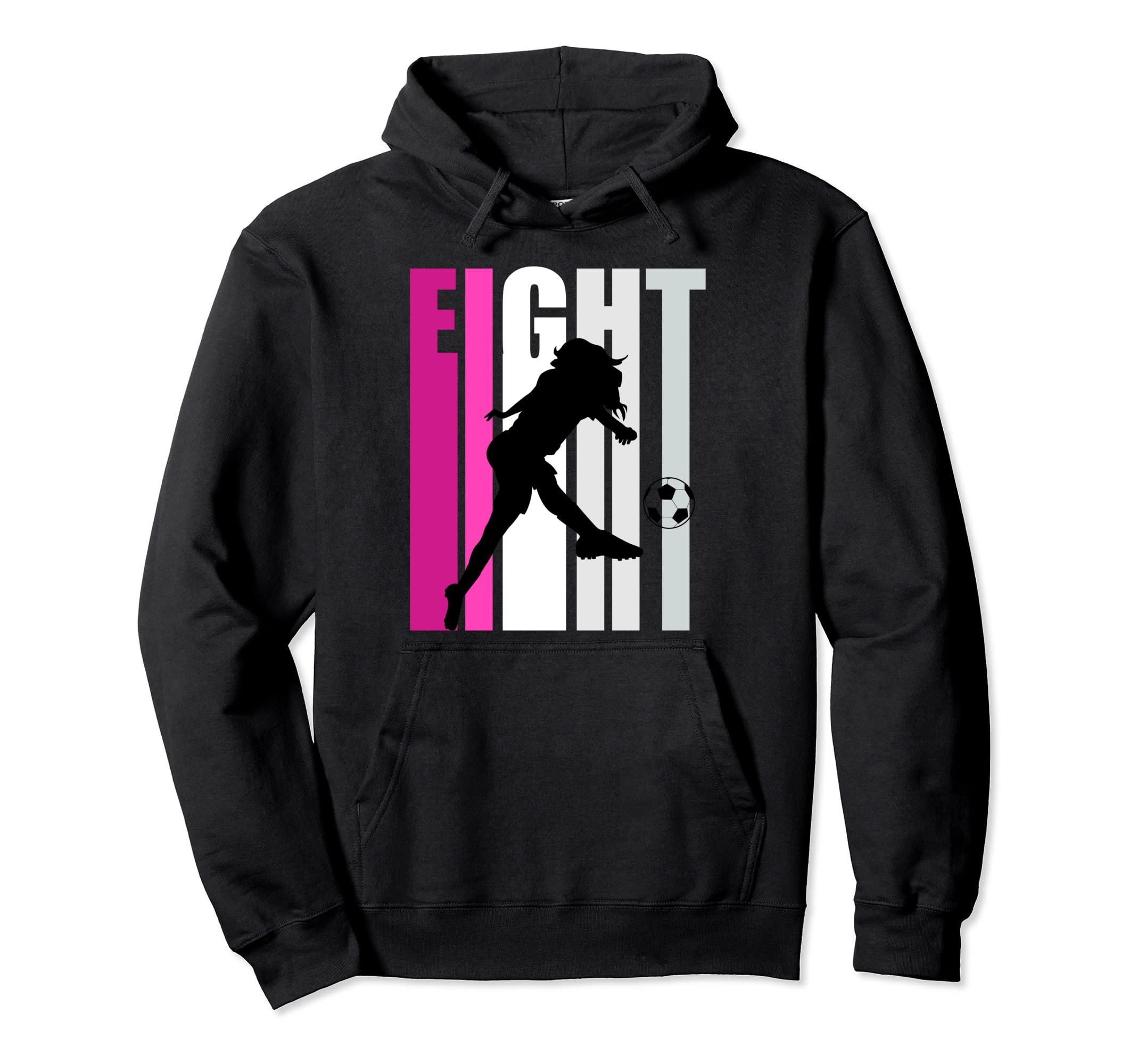 Soccer 8Th Birthday Loves To Play Hoodie - Custom Art Print for Adults