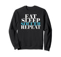 Eat Sleep Soccer Repeat Soccer Lover Sweatshirt - Graphic Print Men Women