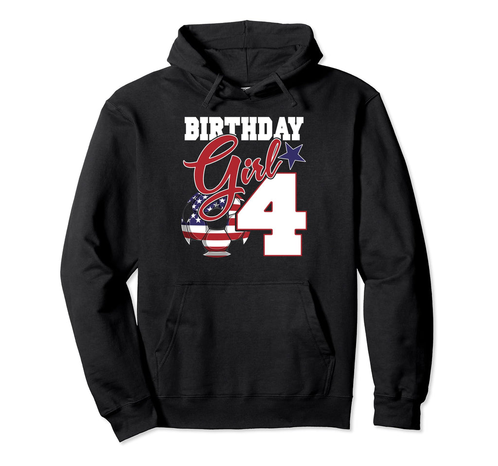 4Th Birthday Party Patriotic American Hoodie - Aesthetic Graphic Men Women