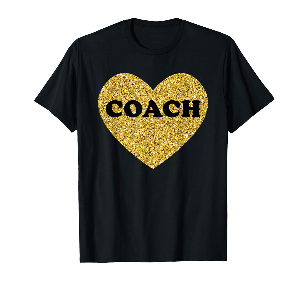 Coach And Heart Sports Coaches T-Shirt - Unique Graphic Unisex