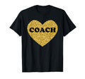 Coach And Heart Sports Coaches T-Shirt - Unique Graphic Unisex