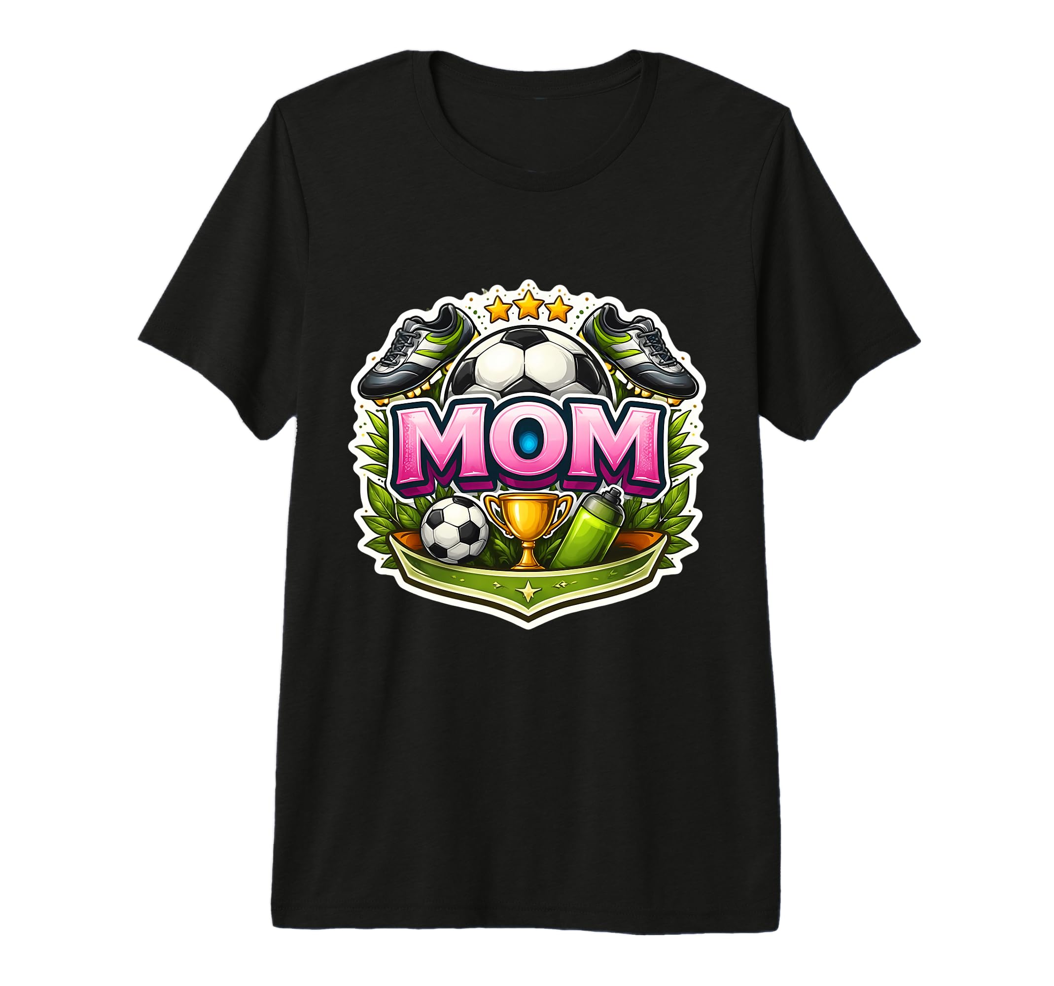 Soccer Mama Mothers Day Football T-Shirt - Streetwear Style Unisex
