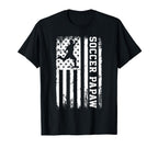 Soccer Papaw Usa American Flag T-Shirt - Streetwear Style Unisex