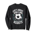 Goal Keeper And Goal Keeper Life Sweatshirt - Streetwear Style Unisex