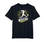 Born To Play Soccer Womens T-Shirt - Minimalist Print Men Women