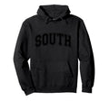 Black South Team Colors Spirit Sports Hoodie - Aesthetic Graphic Men Women