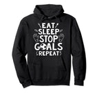 Goalie Football Shirts Sayings Hoodie - Streetwear Style for Adults
