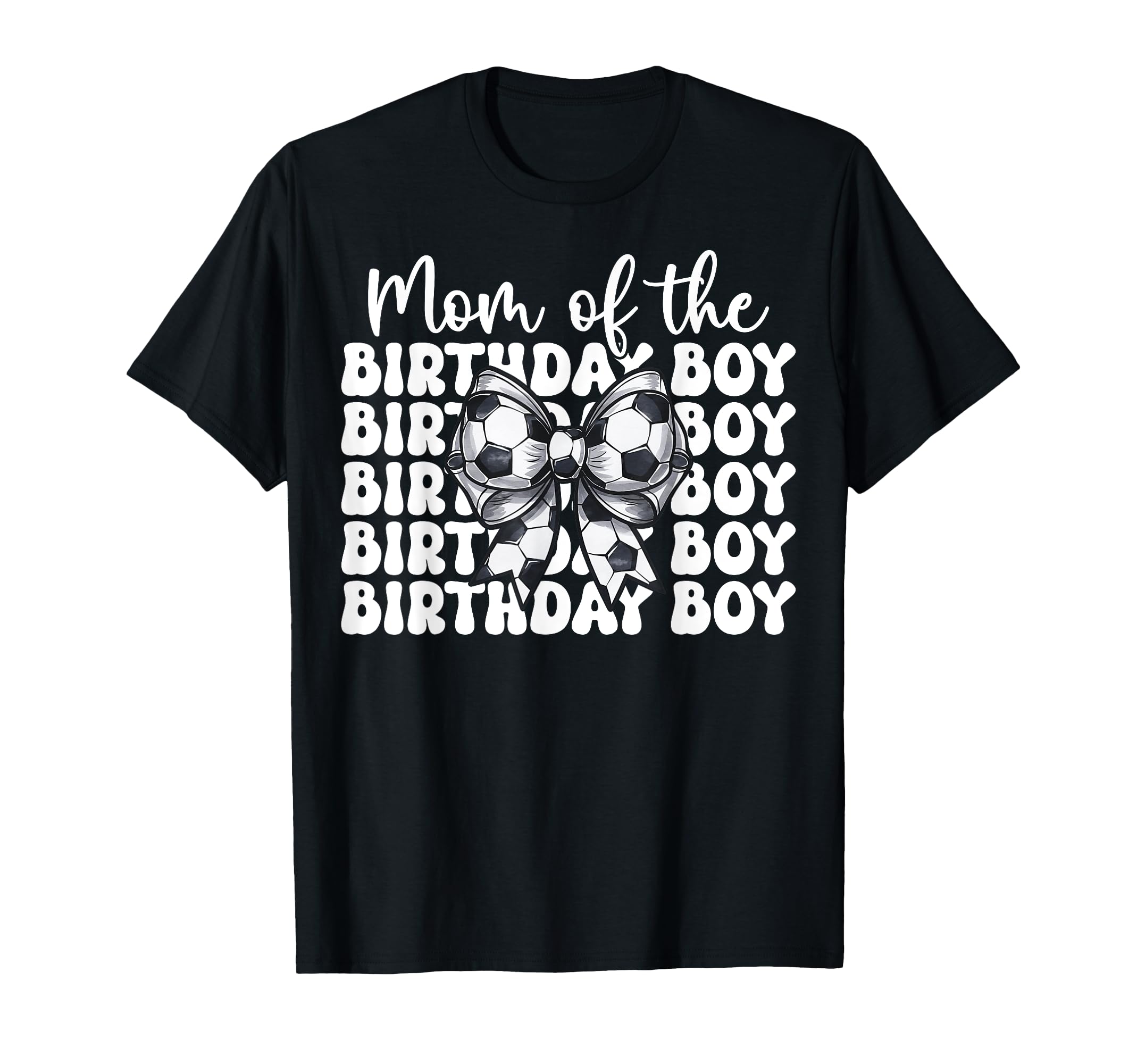 Soccer Mom Soccer Mama Coquette Bow Mom T-Shirt - Unique Graphic Men Women