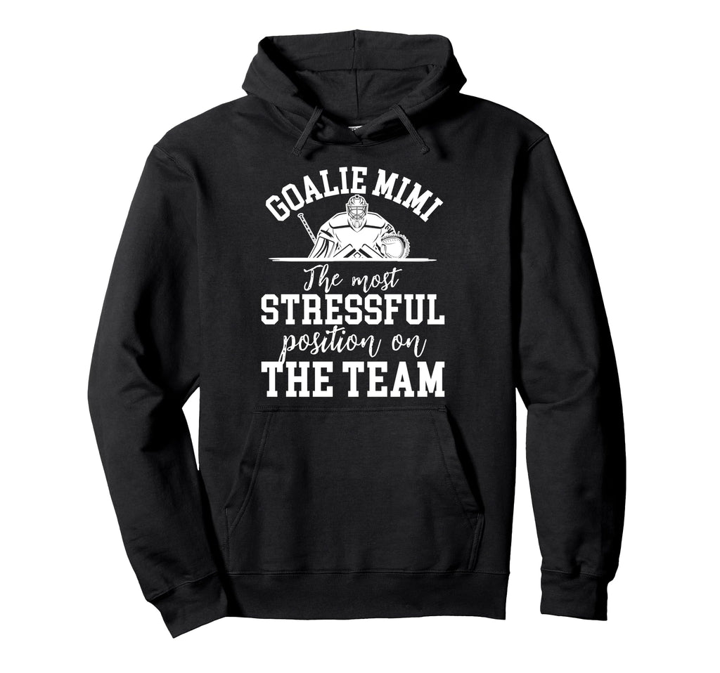 Funny Hockey Goalie Mimi Hockey Hoodie - Custom Art Print for Adults