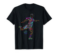 Soccer Athlete Sports Drawing T-Shirt - Streetwear Style Men Women