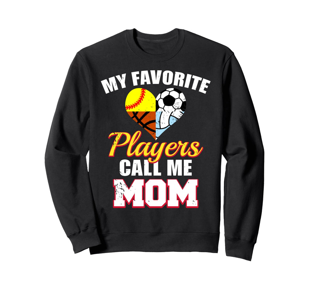 My Favorite Player Mom Soccer Sweatshirt - Minimalist Print Men Women