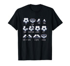 Soccer Ball Math Fraction Back To School T-Shirt - Trendy Graphic Unisex