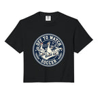 Off To Watch Soccer Silly Goose Funny T-Shirt - Custom Art Print Unisex