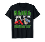Nanna Birthday Soccer Group T-Shirt - Casual Everyday Wear for Adults