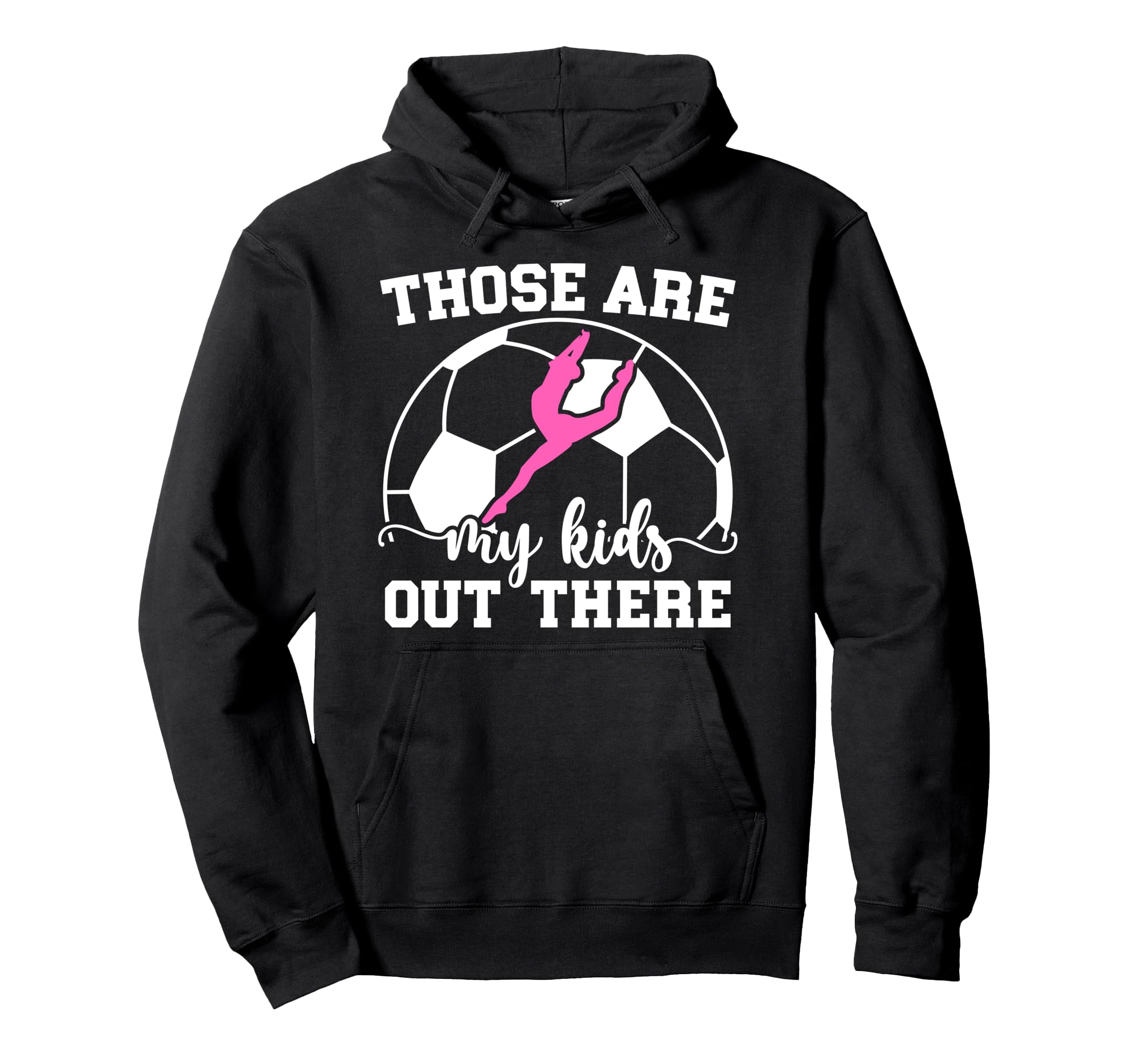 Soccer And Dance Mom Soccer Player Hoodie - Minimalist Print for Adults