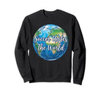Soccer Unites World Futbol Soccer Sweatshirt - Unique Graphic Men Women