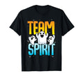 Funny Halloween Team Spirit Ghosts T-Shirt - Minimalist Print Unisex
