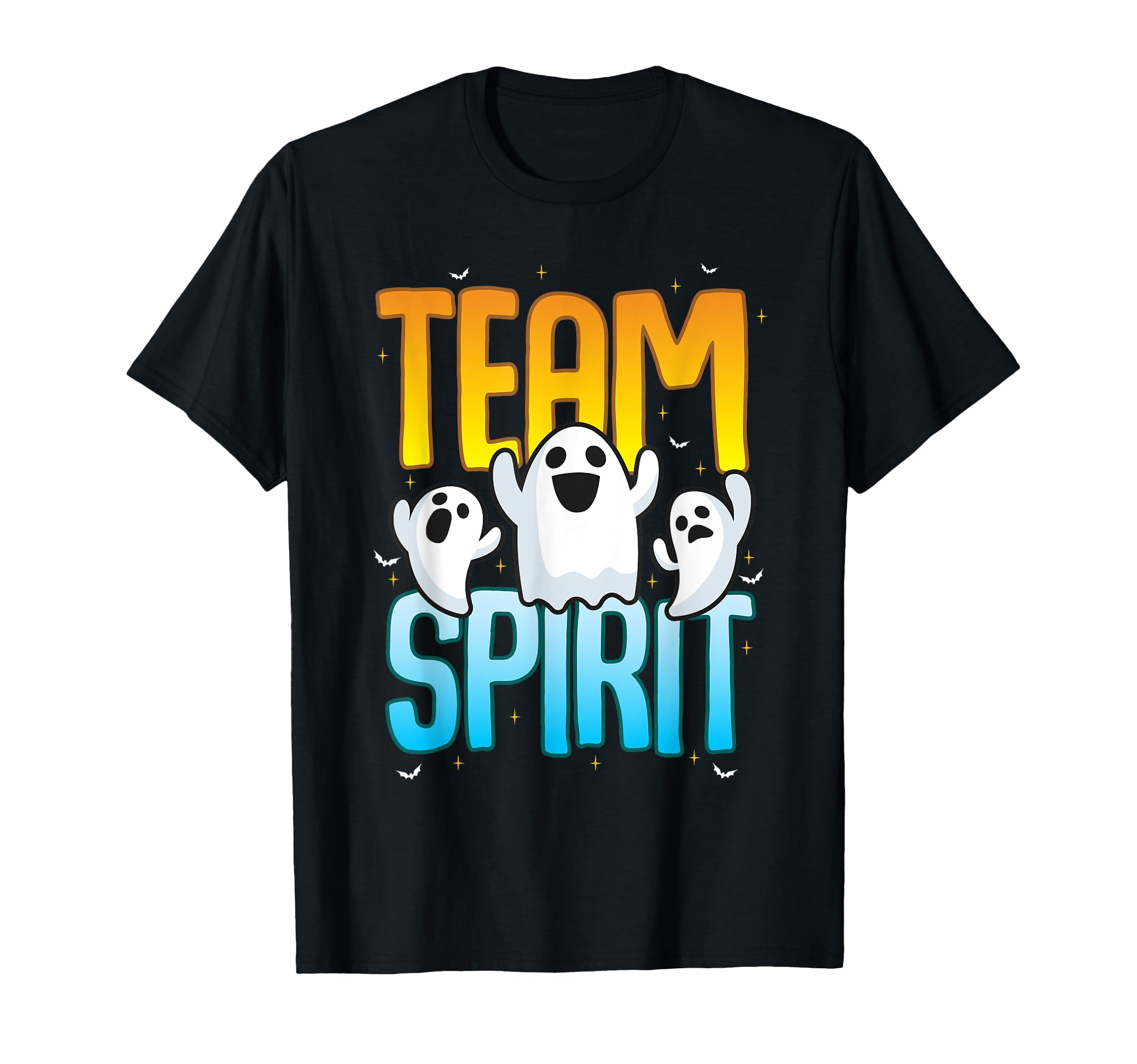 Funny Halloween Team Spirit Ghosts T-Shirt - Minimalist Print Unisex