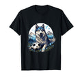 Alaskan Malamute Soccer Alaskan T-Shirt - Fun Novelty Design Unisex