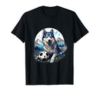 Alaskan Malamute Soccer Alaskan T-Shirt - Fun Novelty Design Unisex
