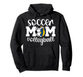 Volleyball Soccer Mom Ballers Hoodie - Fun Novelty Design for Adults